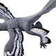 An updated reconstruction of Anchiornis using the new body outline using laser-stimulated fluorescence data. (Image: Julius T. Csotonyi)